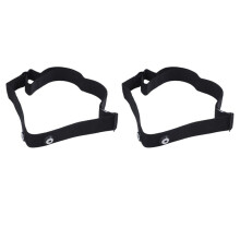 2X Chest Belt Strap for Polar Wahoo for Sports Wireless Heart Rate Monitor,Black