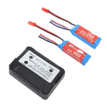 7,4V 400mAh RC Lipo-Akku & 2S Ladegerät für 1/28 K989 K969