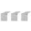 6X Disco Party Table Runner Mirror Silver Foil Table Runner Glitter Metallic Table Cover for Disco Dance Party Wedding 1