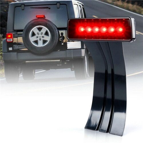 3X Car LED Third Brake Tail Lights High Mount Stop Lights for   JK 07-18 2
