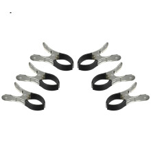 Blue Stainless Steel Pool Cover Clips 10 Pack Windproof Secure Hold ScratchResistant
