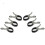 Blue Stainless Steel Pool Cover Clips 10 Pack Windproof Secure Hold ScratchResistant 1