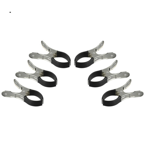 Blue Stainless Steel Pool Cover Clips 10 Pack Windproof Secure Hold ScratchResistant
