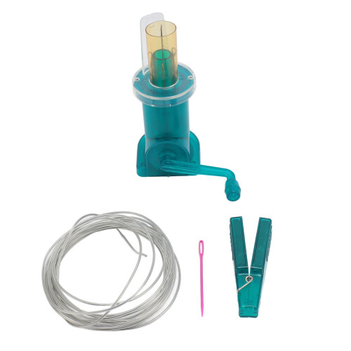 Hand Spool Knitter Kit, Green, Easy DIY Sewing & Knitting Tool 2