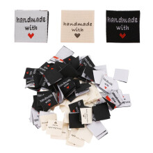 150 PZ Fatti un Mano Sew- Tessuto Etichette di Abbigliamento Cucito Crafting Tessuto Tag per I Vestiti Bambole Cappelli Scarpe Artigianato di Cucito
