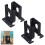 8Pcs Adjustable Wood Fence Pergola Post Base Brackets Kit Heavy Duty Post Anchor Base Brackets for Deck Railing Mailbox 3