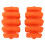 Orange Silicone Archery Bow Limbs Stabilizer 2pcs 2