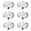 6X Motor Speed Controller DC9V 12V 24V 48V 60V PWM Motor Speed Controller Regulator Driver 0-1200W Adjustable Current 1