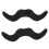 72  Fausses Moustaches Auto-Adhesives/pour le Bal Costumee 5