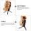Foldable Alto Saxophone Stand with Lightweight Stable Support for Compact Storage and Quick Setup 4