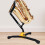 Adjustable Saxophone Stand with Foldable Tripod Base, Stable Floor Holder for Stage and Practice 5