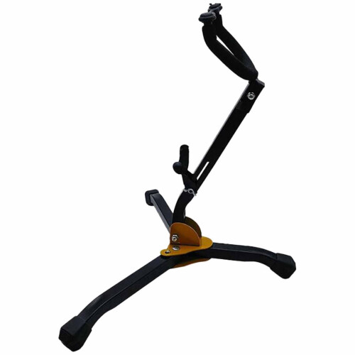 Adjustable Saxophone Stand with Stable Tripod Base and Protective Padded Support for Universal Fit 2