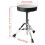 Drum Throne Adjustable Height Padded Seat with 5A Maple Sticks Stable Tripod Base for Drummers 2