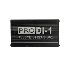 Single Channel Passive DI-Box with XLR TRS Interfaces Direct Injection Audio Box Balanced & Unbalance Signal Converter