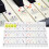 Piano Keyboard Stickers - Transparent 37-88 Keys 15