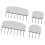 Knit Blocking Pins 20Pcs 4 & 8 Pin Combs for Sewing Lace & Crochet Projects 13