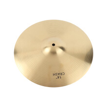 14" Messinglegierung Crash-Ride Hi-Hat Becken für Schlagzeug – Goldfarben, 35cm