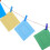 Papierrahmen mit Clips und Seil 10er LOMO 3