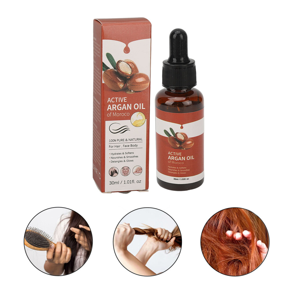 Argan Oil Serum 30ml Shine Frizz Control Hair Repair Essential Oil
