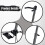 Digital Wind Instrument Stand Adjustable Foldable Saxophone Tripod Rack Scratch Resistant Style C 4