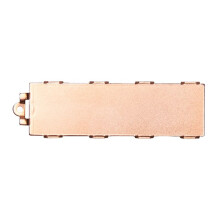 2X Copper M.2 SSD Heat Sink Radiator with Silicone Thermal Pad M.2 SSD Hard Disk Cooling Heatsink for M2 SSD 2280