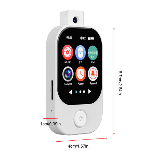 2,01" Touchscreen-MP3-Player mit Kamera, 52 g, Multifunktionsgerät 1