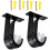 Curtain Rod Bracket Black28mm2Pack 1
