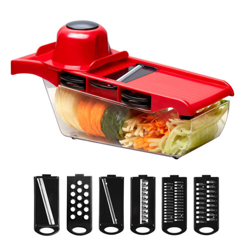 Multi Functional Vegetable Slicing Tool with Vegetable Cutter Carrot Grinder Cheese Grater Manual Kitchen Accessories Tool