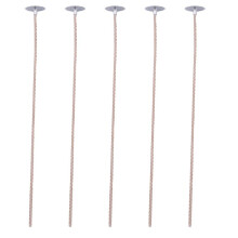 400 Peças ECO Pavios para Velas de Soja, Pavio de Vela Pré-Encerado de 8 Polegadas para FabricaçãO de Velas, Pavio de Vela Grosso com Base