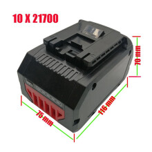 4X BAT618 Battery Plastic Case Can Be Filled with 10 X 21700 Li-Ion Battery PCB Circuit Board for  18V BAT610