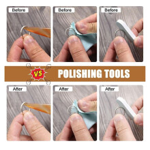 Adult Jewelry Making Kit Ring Shaping Tool Fixing Bend Ring Metal Sizing Measuring Repair Kit with Jewelry Mallet