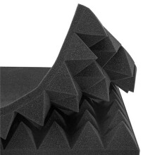 24 Pièces Panneaux Acoustiques Panneau de Mousse Studio Carreaux de Cale de Pare-Feu Insonorisants Aide à Réduire L'Écho et le Bruit Inutile