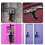 Combination Padlock, 4 Pack Small Waterproof Padlocks for School Gym Locker, Gate, Shed, 4 Digit Code Security Locks 6