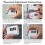 Fridge Lock with Code, Pack of 4 Fridge Locks, No Drilling, Fridge Locks for Refrigerators, Wine Cooler, Window Drawer 7
