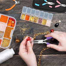 Alicates de Joyería, 16 Piezas de Herramientas de Alicates para Hacer Joyas, Herramientas de Alicates para Hacer Joyas, para Reparación de Joyas,