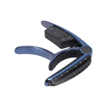 Meideal 2-in-1 Guitar Capo & Tuner, Zinc Alloy LED, 8x10cm Blue