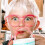 Glasses shape straw to drink - clear 4