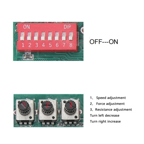 Sliding Gate Control Board with LED Indicators, 110V, 130x108mm 2