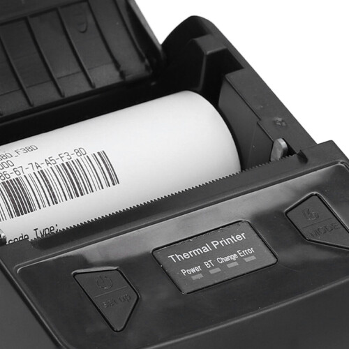 PT-380 80mm Bluetooth Thermal Barcode Printer with 7.4V 2000mAh Battery 2