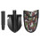Portable Folding Camping Shovel with Compass, High Carbon Steel, Durable 3