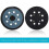 4 Pcs 5 Inch 8 Holes 125mm Hook Loop Sanding Backing Pad for  Orbital Sander Disk  Cable Backup Stick  Pad 2