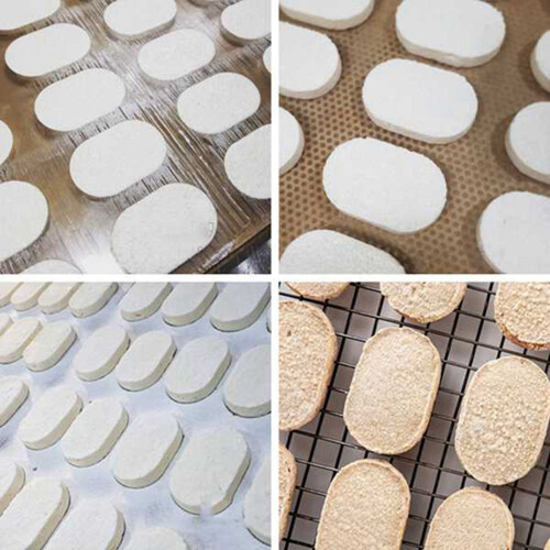 2X Clear Polycarbonate Dacquoise Cake Mold Oval Dakovaz Macaron Mould Cake Decorating Tool Bakeware 2