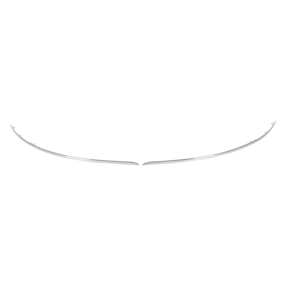 Pair Rear Bumper Chrome Trim Abs C230 C300 C350 7055741011276