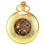 2X Luxury Golden Luminous Mechanical Pocket Watch 3