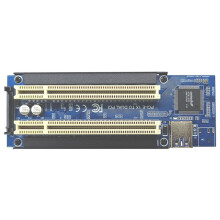 3X PCI-E to PCI Adapter Card PCIE to 2 PCI Slot Support Capture Card Golden Tax Card Sound Card Parallel Port Card