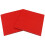 6 Pack Solid Color Printed Paper Napkin (Red) 3