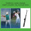 2X  Swing Practice Stick Telescopic  Swing Trainer Swing Master Training Aid  Practice Posture Corrector 6
