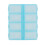 10X Plastico Rectangular 8 Compartimentos Caja de Pildora Medicina de 7 Dias Azul 2