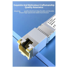 2X 10G SFP+ Module 10GbE Copper SFP Modules Optical Port Turn to RJ45 Ethernet Port Gigabit 1000M Transceiver Module