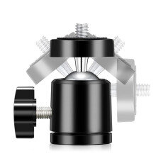 2X C Statief Klem Lichtstandaard voor Bureaumontage met 1/4 Inch Balhoofd Tafelarmatuur Verstelbare Camera Tafelbladbeugel Standaard